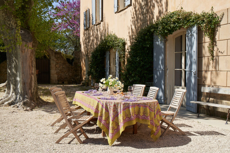Nappe Holi vert rouge