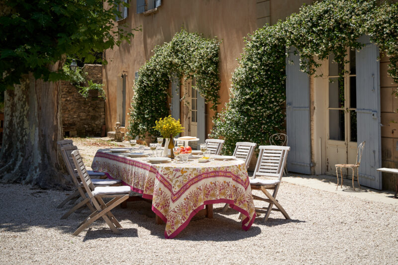 Lavender Pink Butterfly Tablecloth