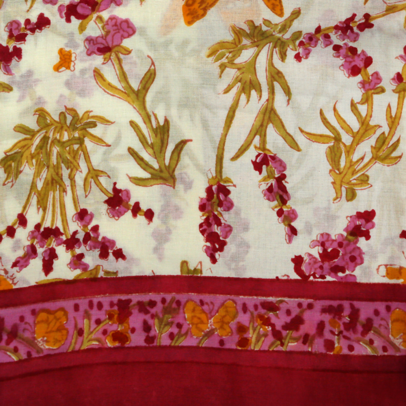 Lavender Apron Pink Butterfly - Image 2