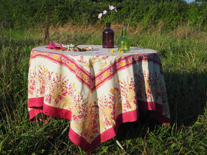 Lavender Pink Butterfly Tablecloth - Image 2