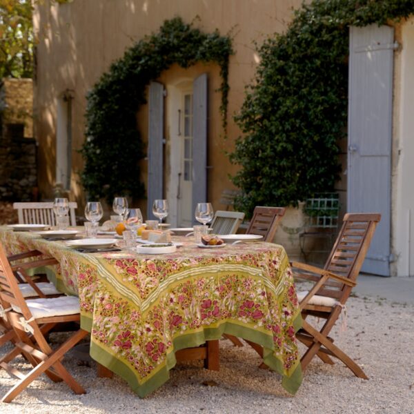 Jardin vert rouge