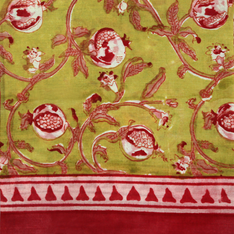 Paréo Grenadier vert rose