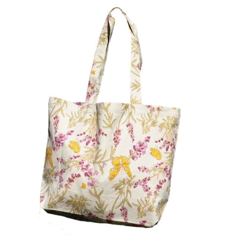 Sac Lavande Papillon rose