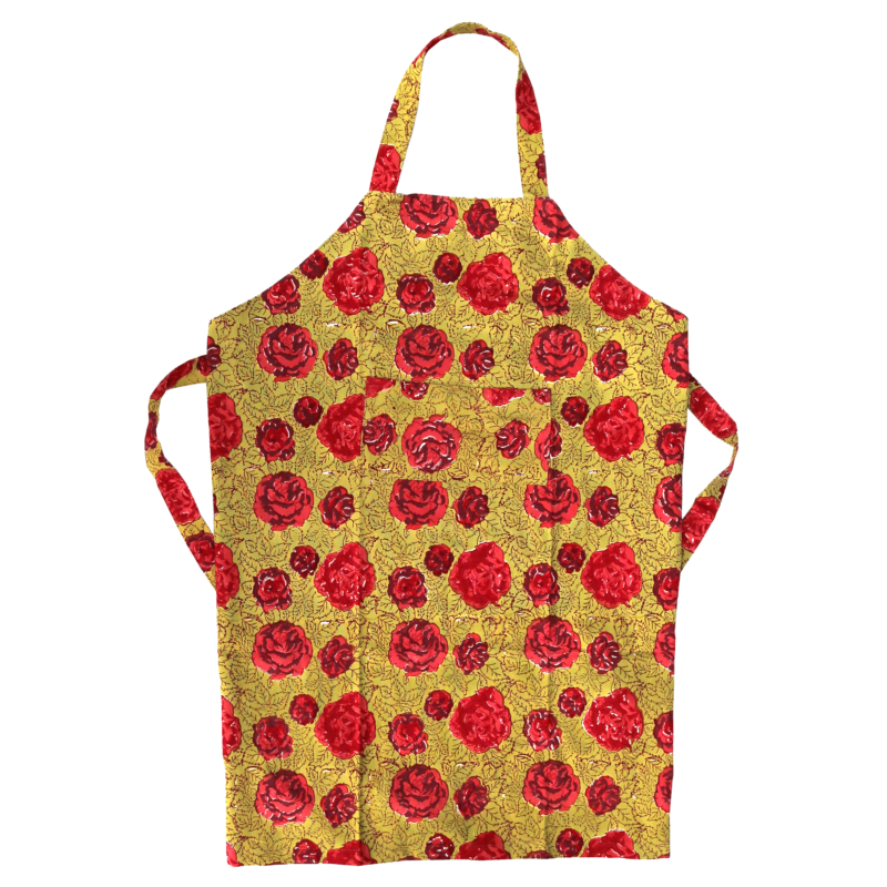 Tablier Rose vert rouge