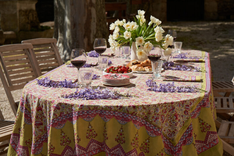 Nappe Holi vert rouge – Image 2