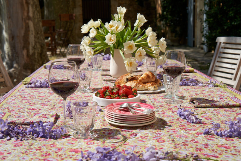 Nappe Holi vert rouge – Image 3