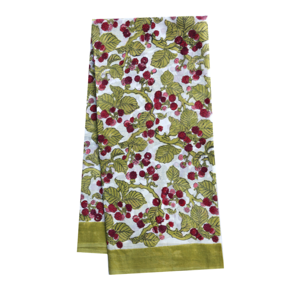 Torchon Mûre beige rouge