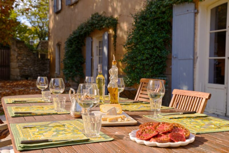 Yellow green fruit tablecloth - Image 4