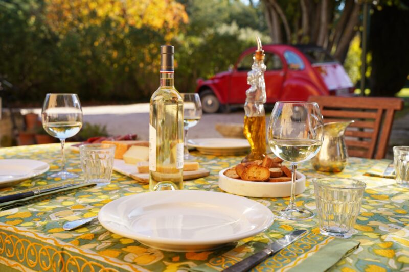 Yellow green fruit tablecloth - Image 2