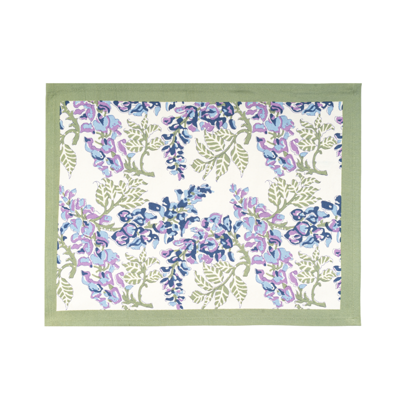 Blue Glycine placemat