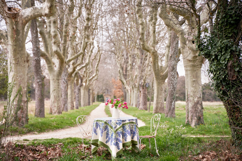 Blue Wisteria Tablecloth