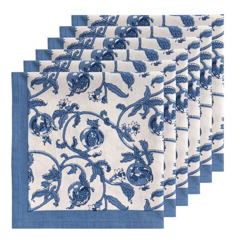 Serviette Grenadier blanc bleu – Image 2