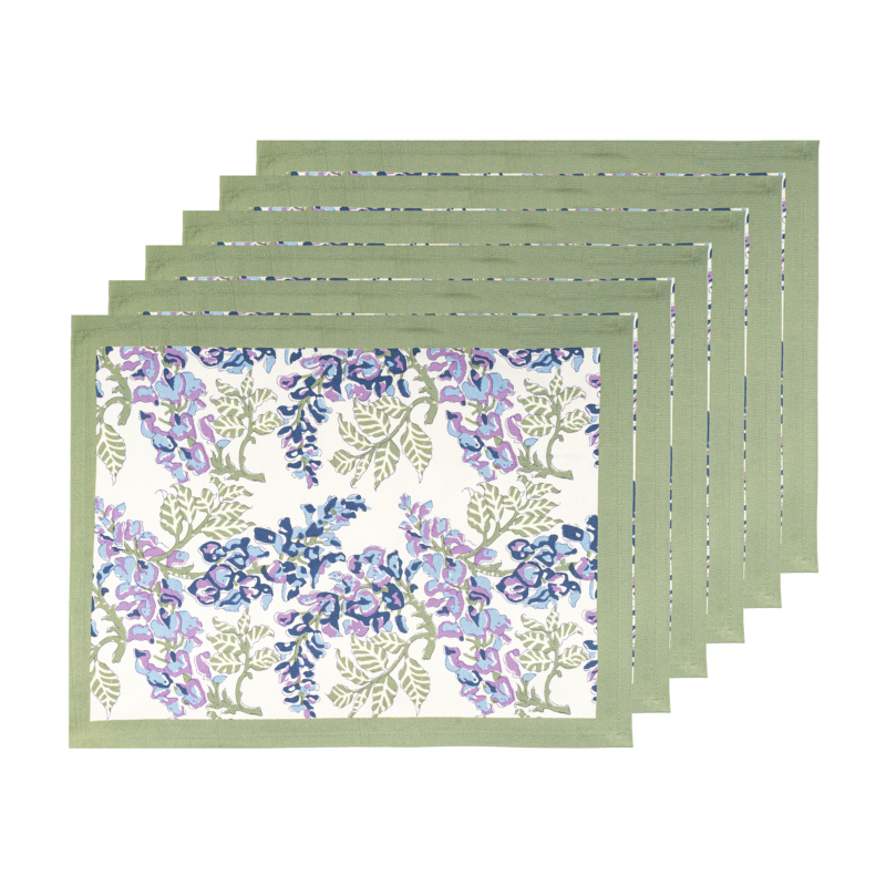 Blue Glycine placemat - Image 3