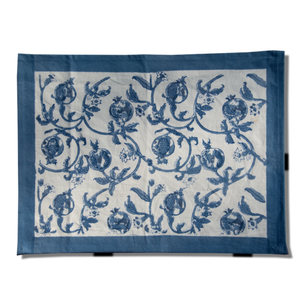 Set de table Grenadier blanc bleu